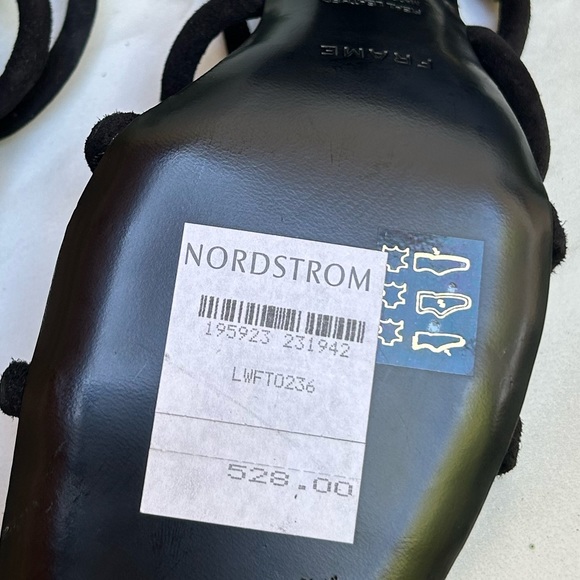 FRAME Le Hendrix Slingback Sandal size 37 US 7 women  $528 - Picture 9 of 12